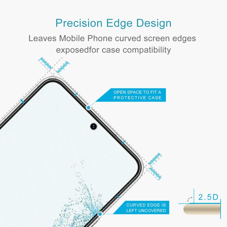 For Samsung Galaxy S22 5G 0.18mm 9H 2.5D Tempered Glass Fingerprint Unlock Film