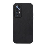 For Xiaomi 12 Pro Falette Texture PU Shockproof Phone Case(Black)