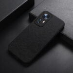 For Xiaomi 12 Pro Falette Texture PU Shockproof Phone Case(Black)