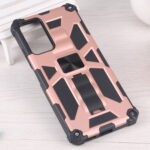 For Xiaomi Redmi Note 11 Pro 4G / 5G Global Armor Kickstand TPU + PC Magnetic Phone Case(Rose Gold)