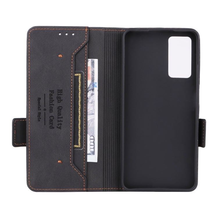 For Xiaomi Redmi Note 11 Pro 5G Magnetic Clasp Flip Leather Phone Case(Black)