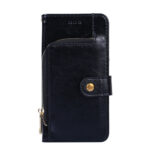 For Xiaomi 12 Pro Zipper Bag Leather Phone Case(Black)