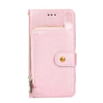 For Xiaomi 12 Pro Zipper Bag Leather Phone Case(Rose Gold)