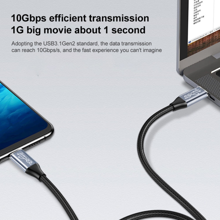 1.5m 10Gbps USB-C / Type-C Male to Male Charging Data Transmission Cable