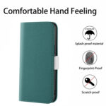 For Samsung Galaxy S20 Candy Color Litchi Texture Leather Phone Case(Dark Green)