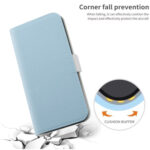 For Samsung Galaxy S20 Candy Color Litchi Texture Leather Phone Case(Light Blue)