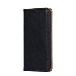 For Xiaomi Redmi Note 11 China / Poco M4 Pro 5G Gloss Oil Solid Color Magnetic Leather Phone Case(Black)