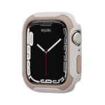 Detachable Two-color Watch Case For Apple Watch Series 8 / 7 41mm / 6&SE&5&4 40mm(Warm Grey Light Apricot)