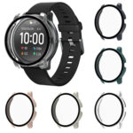 For Xiaomi Haylou Solar / LS05 PC + Tempered Glass Integrated Watch Case(Transparent)