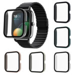 For Xiaomi Haylou RS4 Plus / LS11 PC + Tempered Glass Integrated Watch Case(Black)