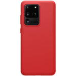 For Galaxy S20 Ultra / S20 Ultra 5G NILLKIN Feeling Series Liquid Silicone Anti-fall Mobile Phone Protective Case(Red)