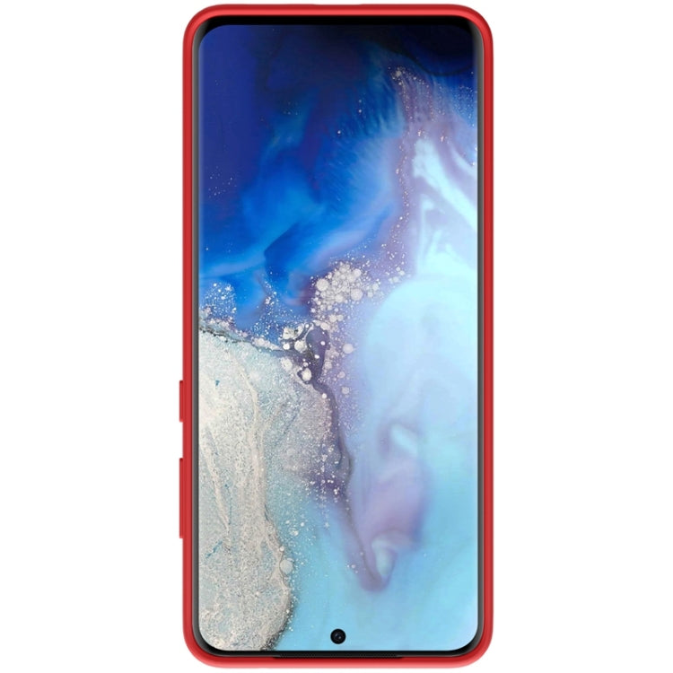 For Galaxy S20 Ultra / S20 Ultra 5G NILLKIN Feeling Series Liquid Silicone Anti-fall Mobile Phone Protective Case(Red)