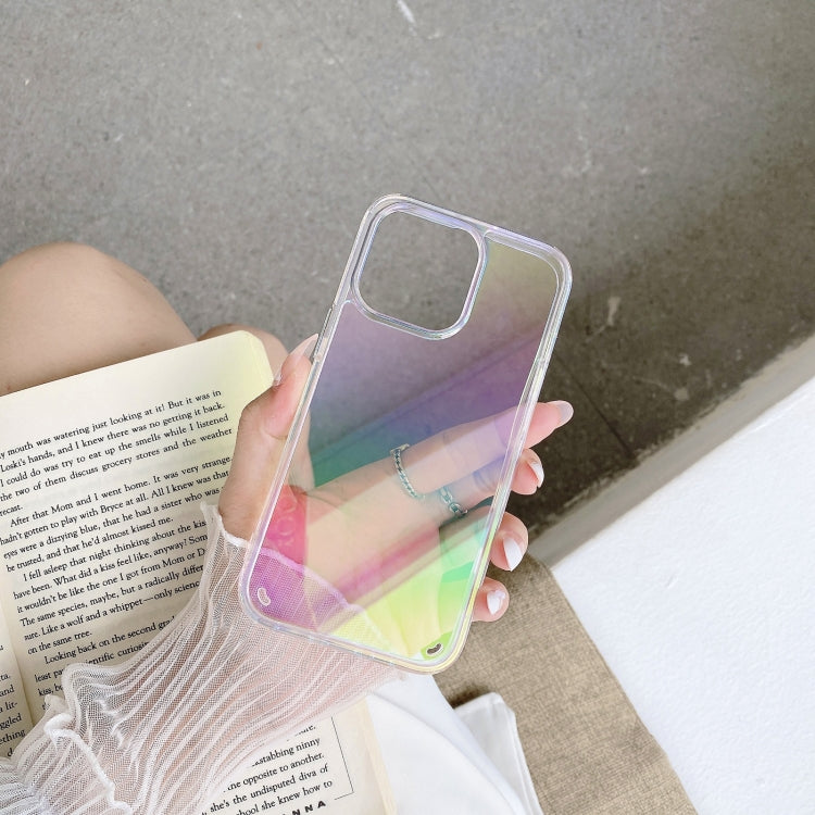 For iPhone 14 Plus 2 in 1 TPU + PC Colorful Plating Phone Case