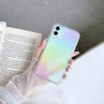 For iPhone 14 Plus 2 in 1 TPU + PC Colorful Plating Phone Case