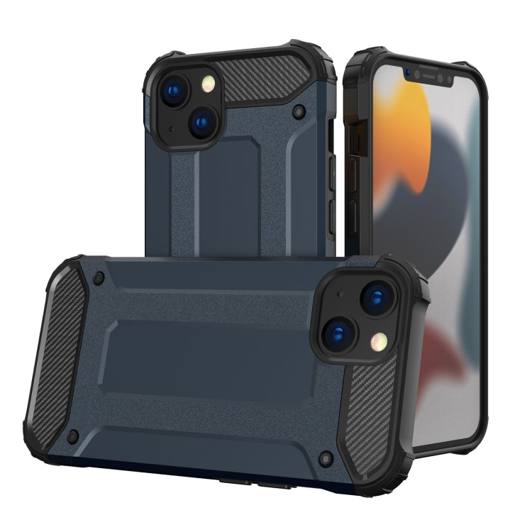 For iPhone 14 Magic Armor TPU Phone Case (Navy Blue)