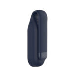 For For Xiaomi Mi Band 7 / 6 / 5 / 4 Steel Sheet Clip Silicone Watch Case(Midnight Blue)