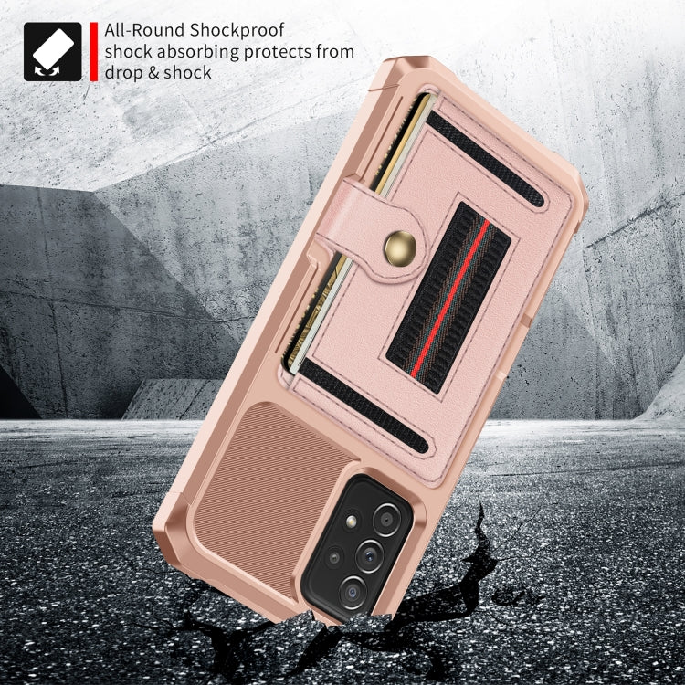 For Samsung Galaxy S20 ZM06 Card Bag TPU + Leather Phone Case(Pink)