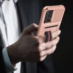 For Samsung Galaxy S20 ZM06 Card Bag TPU + Leather Phone Case(Pink)