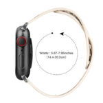 Woven Watch Strap For Apple Watch Ultra 49mm / Series 8&7 45mm / SE 2&6&SE&5&4 44mm / 3&2&1 42mm(White)