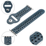 Woven Watch Strap For Apple Watch Ultra 49mm / Series 8&7 45mm / SE 2&6&SE&5&4 44mm / 3&2&1 42mm(Blue)
