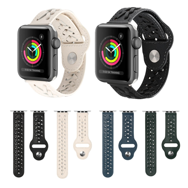 Woven Watch Strap For Apple Watch Ultra 49mm / Series 8&7 45mm / SE 2&6&SE&5&4 44mm / 3&2&1 42mm(Black)