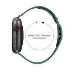 Woven Watch Strap For Apple Watch Series 8&7 41mm / SE 2&6&SE&5&4 40mm / 3&2&1 38mm(Green)