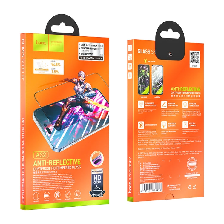 For iPhone 14 Pro Max hoco A32 AR Anti-reflection Tempered Glass Film