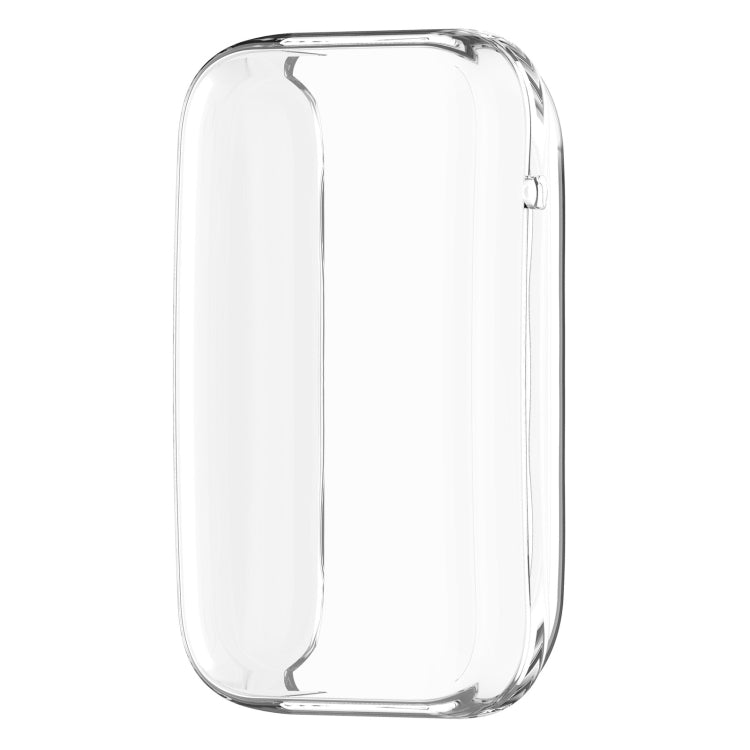 For Xiaomi Mi Band 7 Pro Full Coverage TPU Electroplating Protective Case(Transparent White)