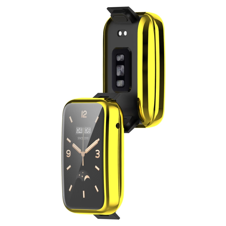 For Xiaomi Mi Band 7 Pro Full Coverage TPU Electroplating Protective Case(Gold)