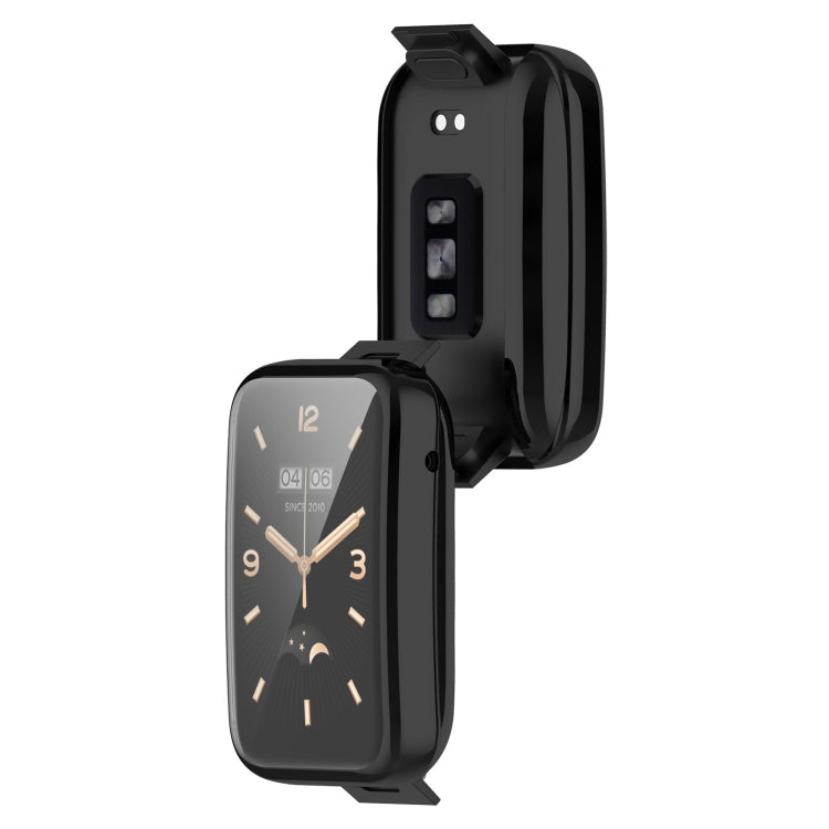 For Xiaomi Mi Band 7 Pro Full Coverage TPU Electroplating Protective Case(Black)