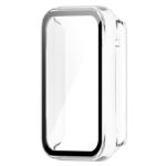 For Xiaomi Mi Band 7 Pro PC+ Toughened Film Fully Enclosed Protective Watch Case(Transparent White)