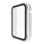 For Xiaomi Mi Band 7 Pro PC + Tempered Glass Integrated Watch Case(Transparent White)