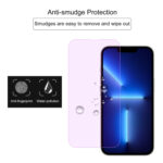 For iPhone 13 / 13 Pro Purple Light Eye Protection Tempered Glass Film