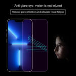 For iPhone 13 / 13 Pro Purple Light Eye Protection Tempered Glass Film