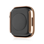 Life Waterproof 2 in 1 PC Frame + Tempered Glass Protective Case For Apple Watch Series 6 / 5 / 4 / SE 44mm(Rose Gold)