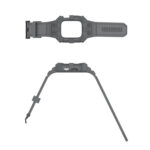 Integrated Silicone Watch Band For Apple Watch Series 8&7 41mm / SE 2&6&SE&5&4 40mm / 3&2&1 38mm(Dark Grey)