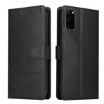 For Samsung Galaxy S20 GQUTROBE Skin Feel Magnetic Leather Phone Case(Black)