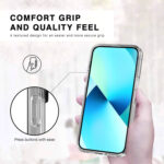 For iPhone 14 Pro Transparent Armor Phone Case(Transparent)