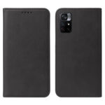 For Xiaomi Redmi Note 11 5G Magnetic Closure Leather Phone Case(Black)