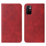 For Xiaomi Redmi Note 11 5G Magnetic Closure Leather Phone Case(Red)