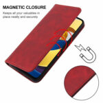 For Xiaomi Redmi Note 11 5G Magnetic Closure Leather Phone Case(Red)