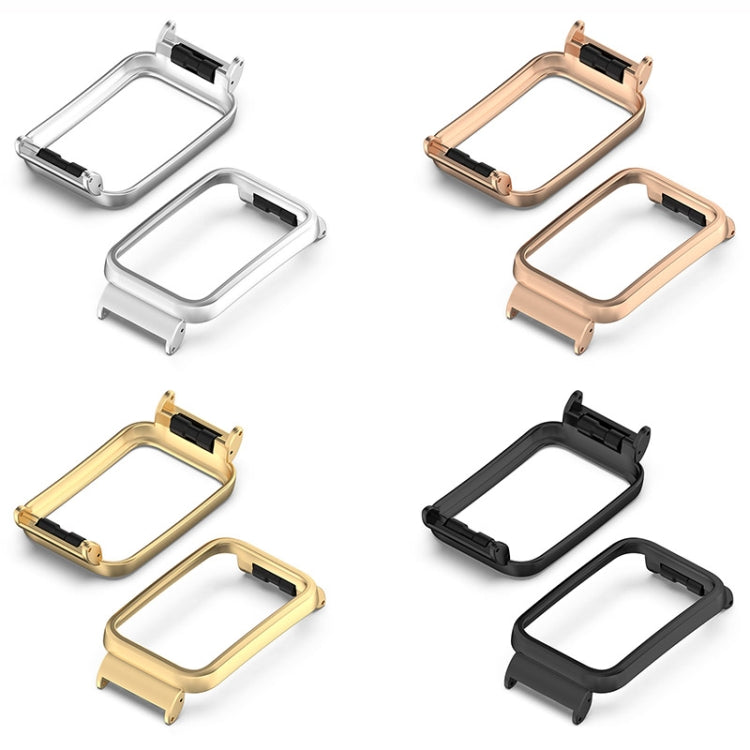 For Xiaomi Mi Band 7 Pro Metal Frame Watch Protective Case(Gold)