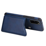 For Galaxy S20 Calf Texture Horizontal Flip Leather Case with Holder & Card Slots & Frame(Blue)