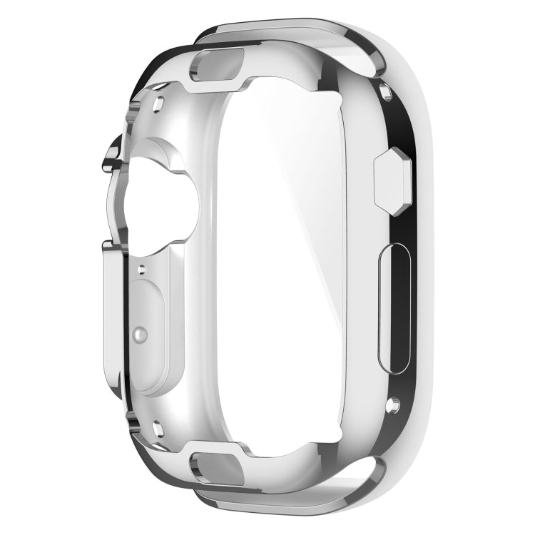 TPU All-inclusive Electroplating Protective Case For Apple Watch Ultra 49mm(Silver)