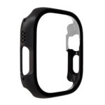 Tempered Glass Film PC Watch Case For Apple Watch Ultra 49mm(Black)