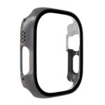 Tempered Glass Film PC Watch Case For Apple Watch Ultra 49mm(Grey)