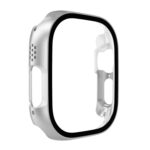 Tempered Glass Film PC Watch Case For Apple Watch Ultra 49mm(Silver)