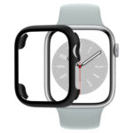 Tempered Glass Film PC Watch Case For Apple Watch Series 8&7 41mm(Black)