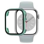 Tempered Glass Film PC Watch Case For Apple Watch Series 8&7 41mm(Green)