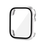 Tempered Glass Film PC Watch Case For Apple Watch Series 8&7 41mm(Silver)